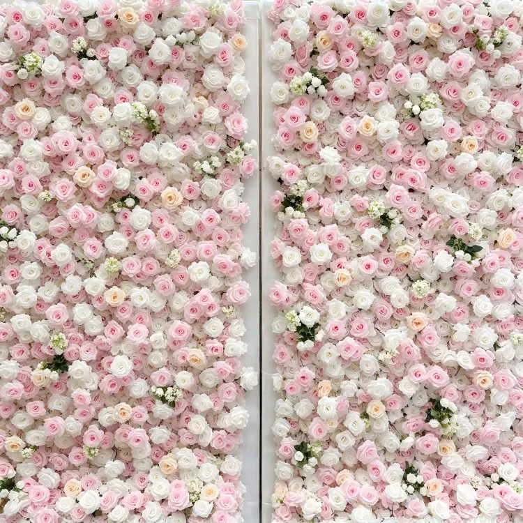modular flower wall panel interlocking system snap together