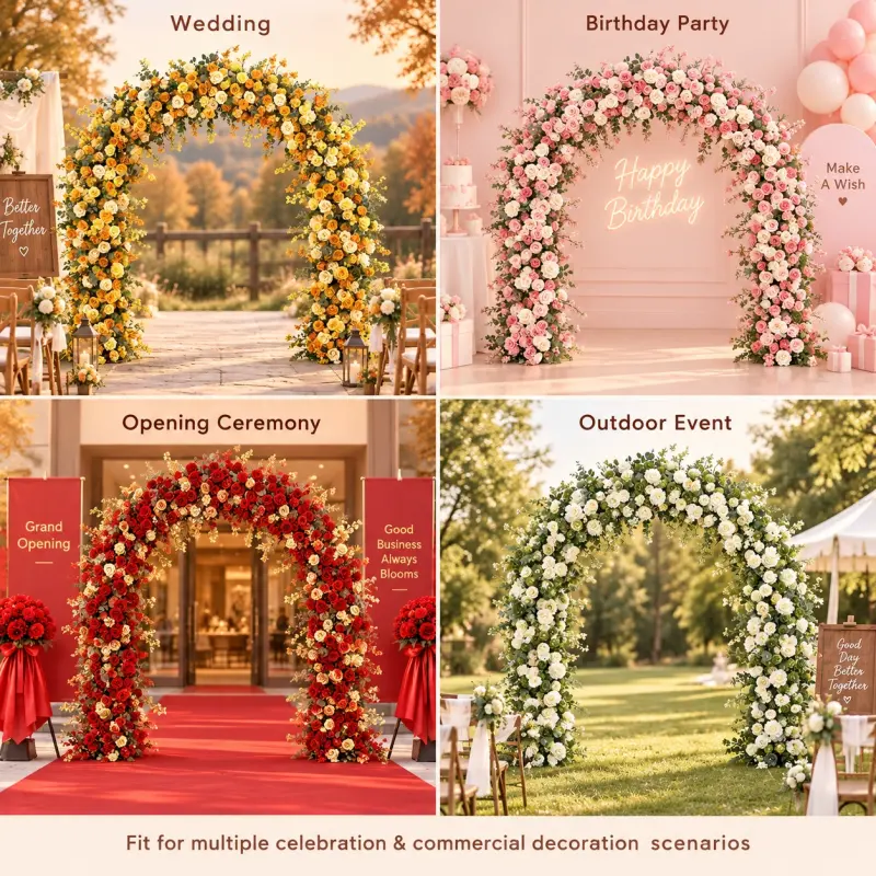 Rose Gold Flower Arch – Rose Gold Wedding Arch