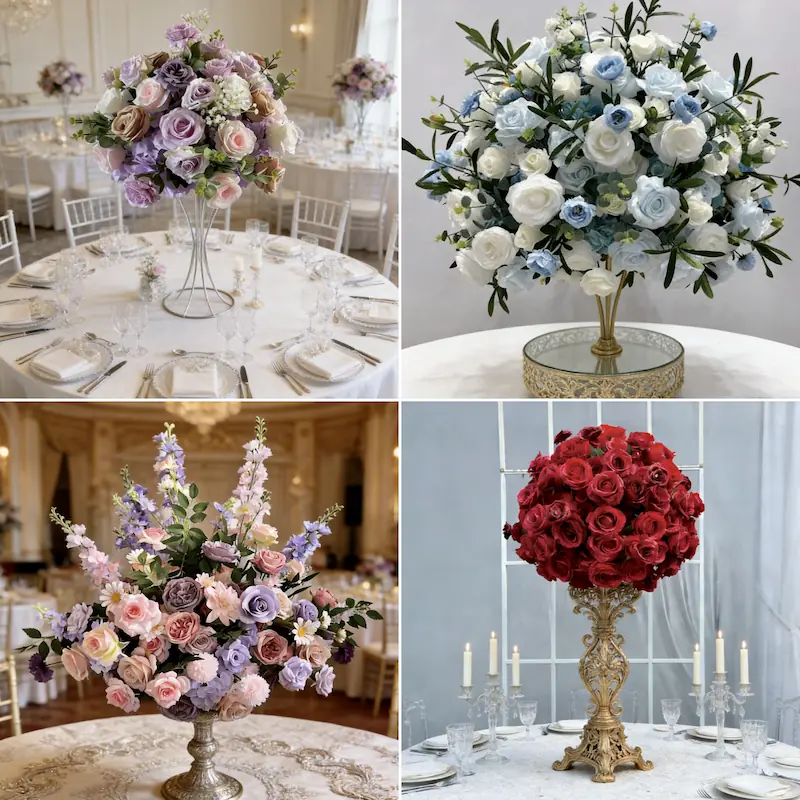 White Flower Ball – Artificial White Rose Flower Ball（Pure White Rose Ball for Weddings, Events & Displays）