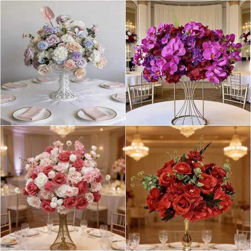 White Flower Ball – Artificial White Rose Flower Ball（Pure White Rose Ball for Weddings, Events & Displays）