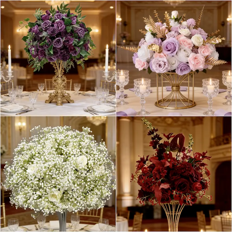 White Flower Ball – Artificial White Rose Flower Ball（Pure White Rose Ball for Weddings, Events & Displays）