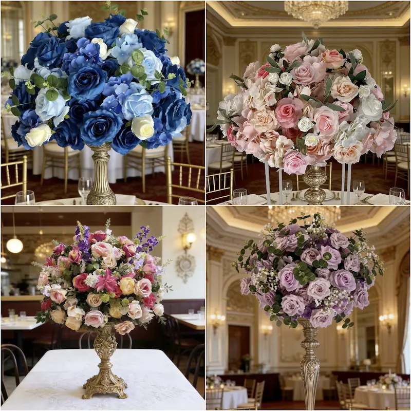 White Flower Ball – Artificial White Rose Flower Ball（Pure White Rose Ball for Weddings, Events & Displays）