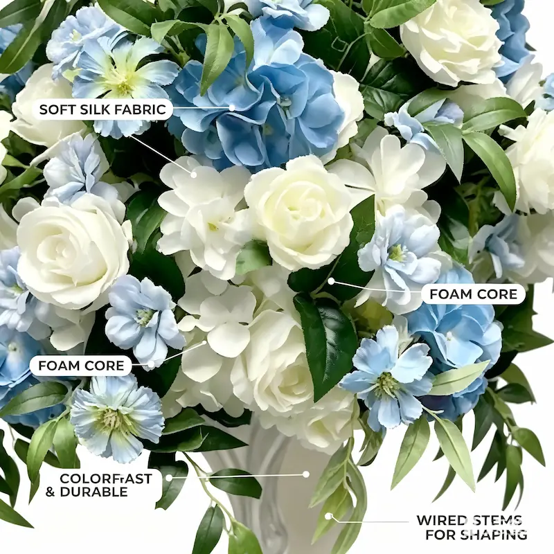 Flower Ball Centerpieces – Artificial Flower Ball for Table（Versatile Floral Decor for Weddings, Parties & Events）