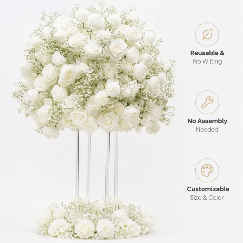 Large Flower Ball – Extra Large Artificial Flower Ball