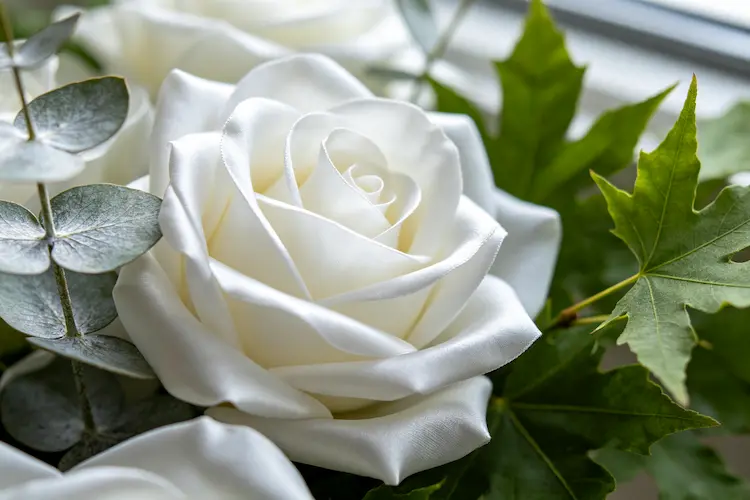 white-green-flower-runner-petal-leaf-texture-closeup-detail