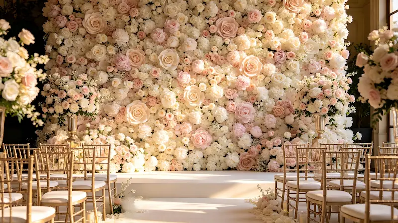 How a Wedding Planning Company Increased Profit Margins with Artificial Flower Walls