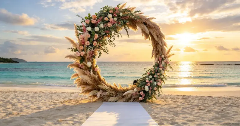 Destination Wedding Floral Decor: Travel-Friendly Artificial Solutions