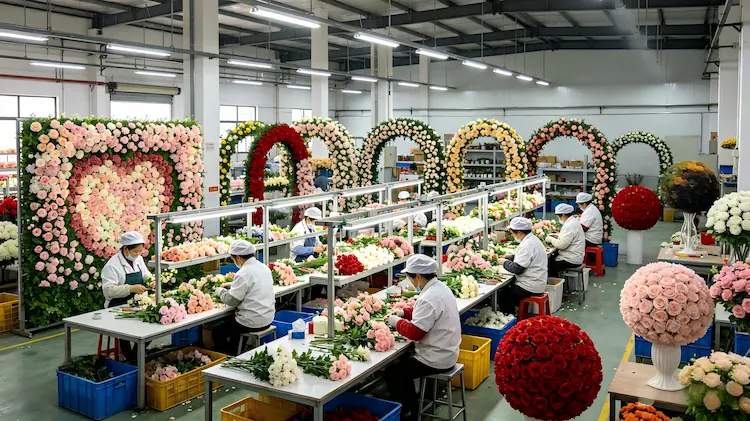 Xibo Floral holiday decor manufacturer factory