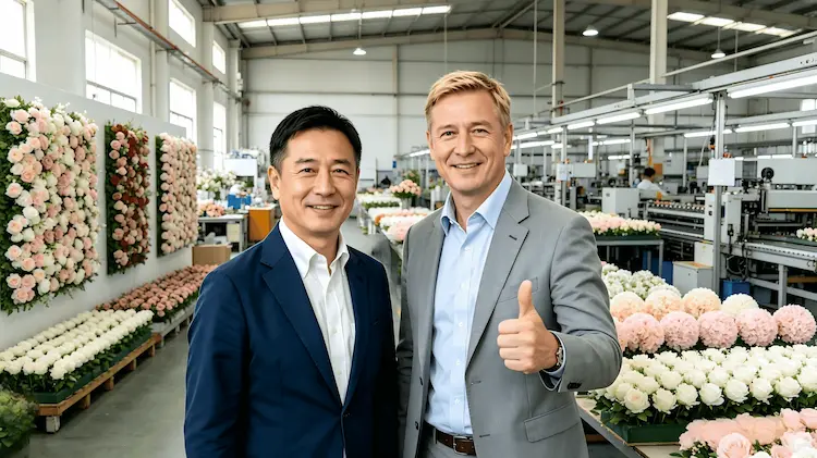 Client Commemorative Photo with Product Line
